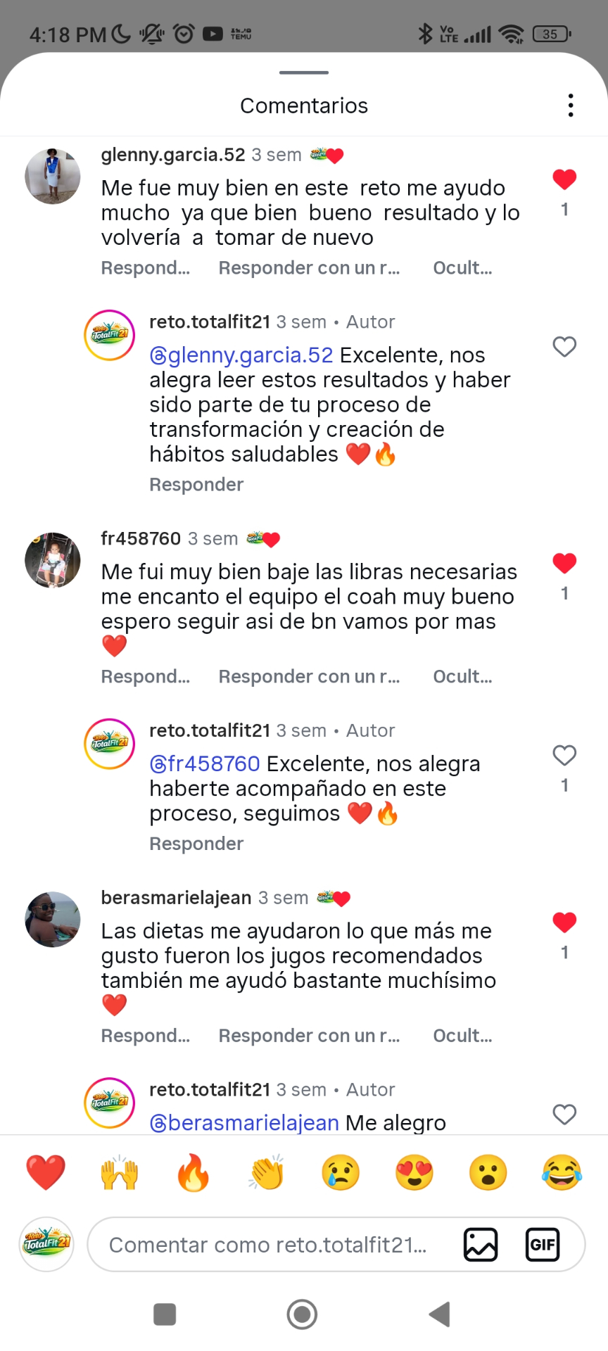 Testimonio real