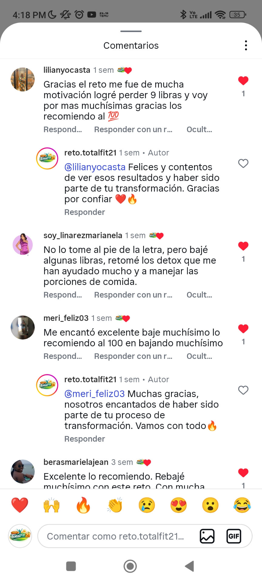 Testimonio real