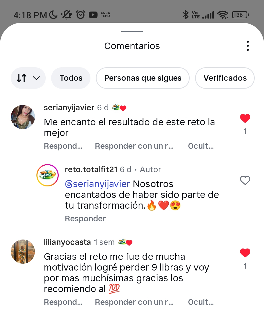 Testimonio real